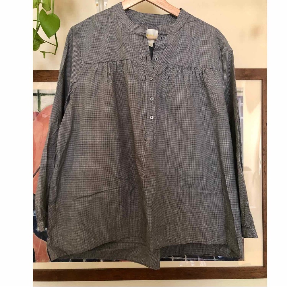 Anthropologie Henley blouse NWT